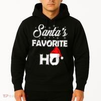 Santa's Favorite Ho Funny Christmas Gift Hoodie thumb 2