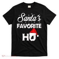 Santa's Favorite Ho Funny Christmas Gift T-Shirt thumb 0