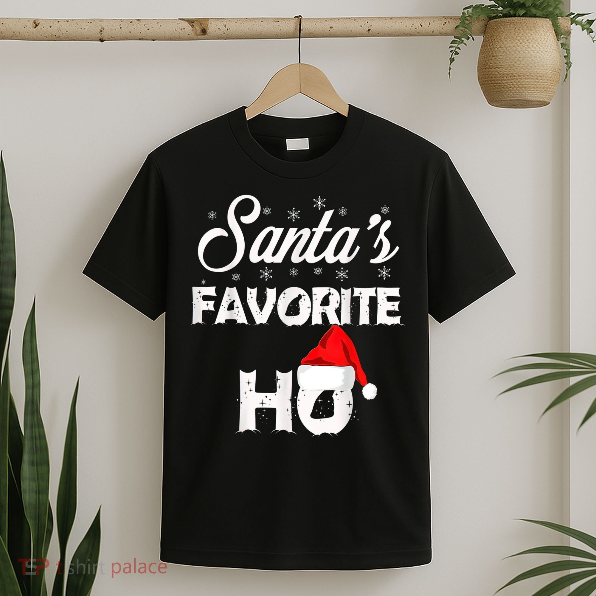 Santa's Favorite Ho Funny Christmas Gift T-Shirt