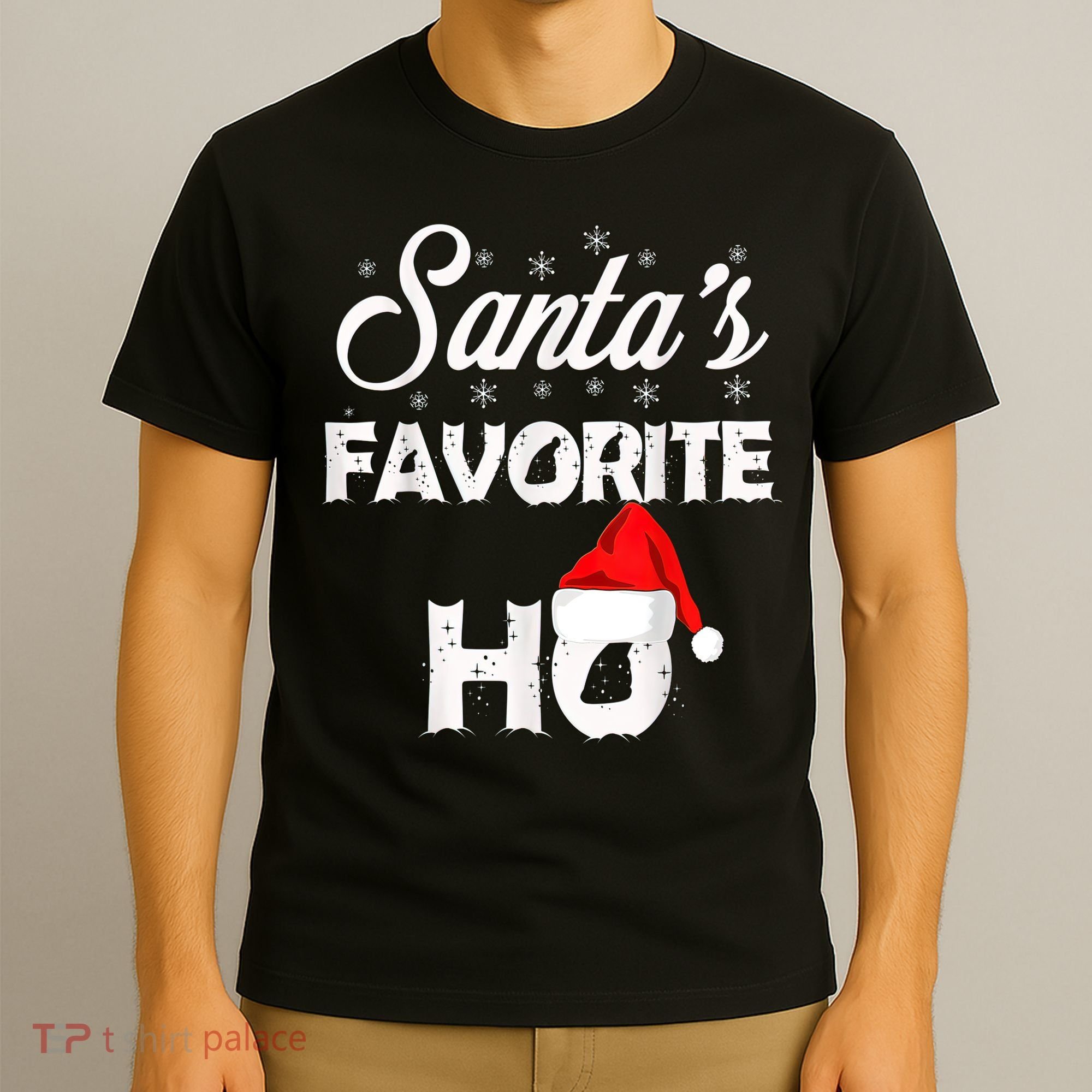 Santa's Favorite Ho Funny Christmas Gift T-Shirt