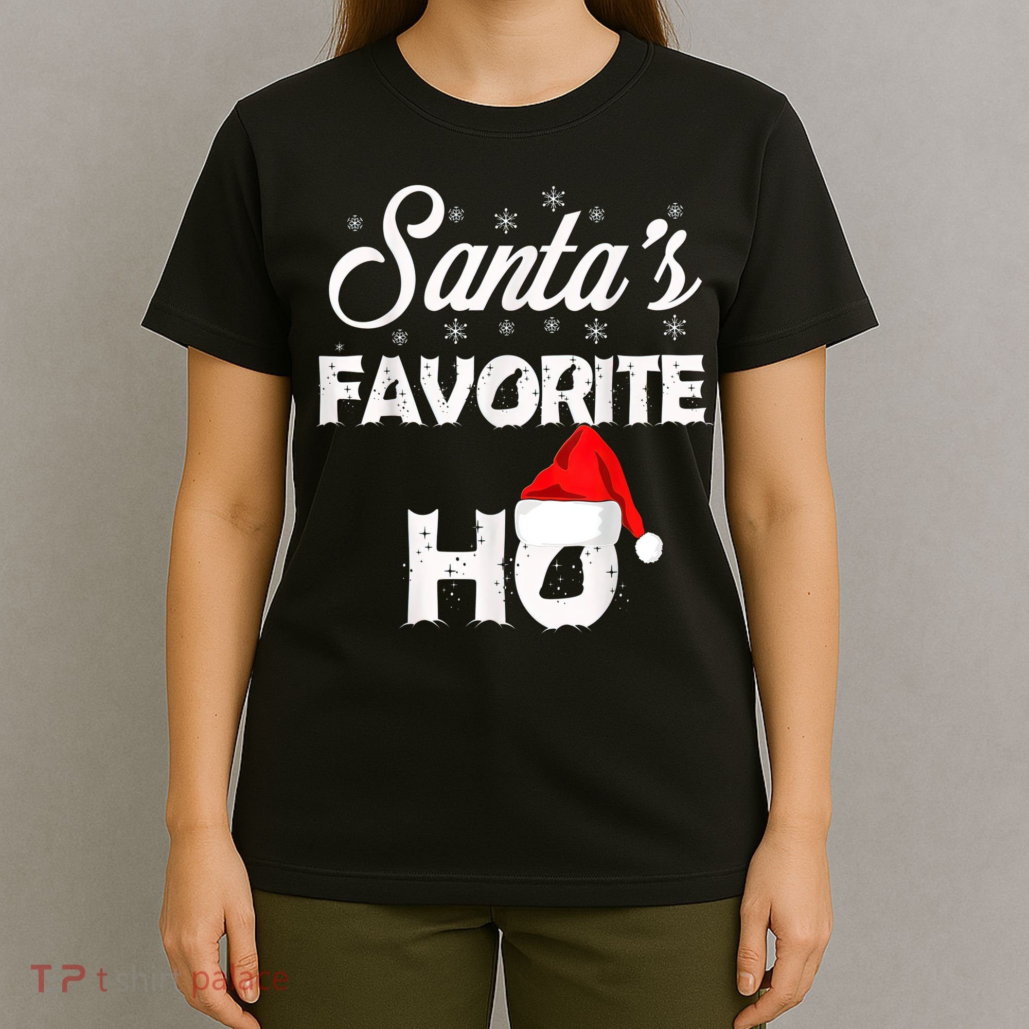 Santa's Favorite Ho Funny Christmas Gift T-Shirt