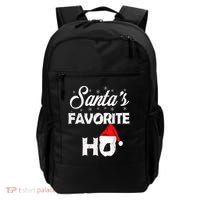 Santa's Favorite Ho Funny Christmas Gift Backpack thumb 0