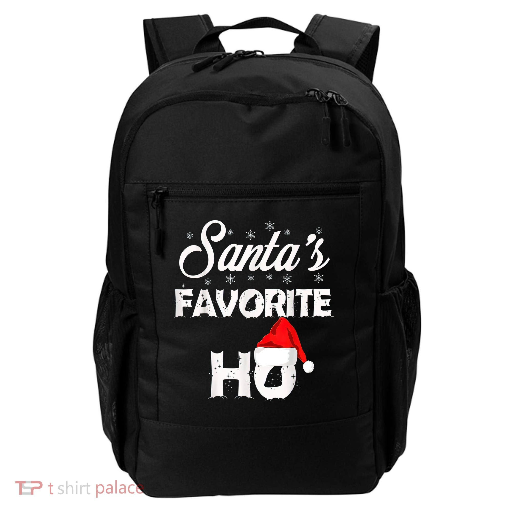 Santa's Favorite Ho Funny Christmas Gift Backpack
