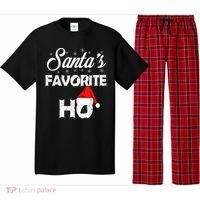 Santa's Favorite Ho Funny Christmas Gift Pajama Set thumb 0
