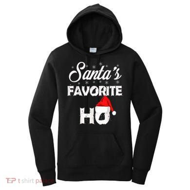 Santa's Favorite Ho Funny Christmas Gift Women's Hoodie
