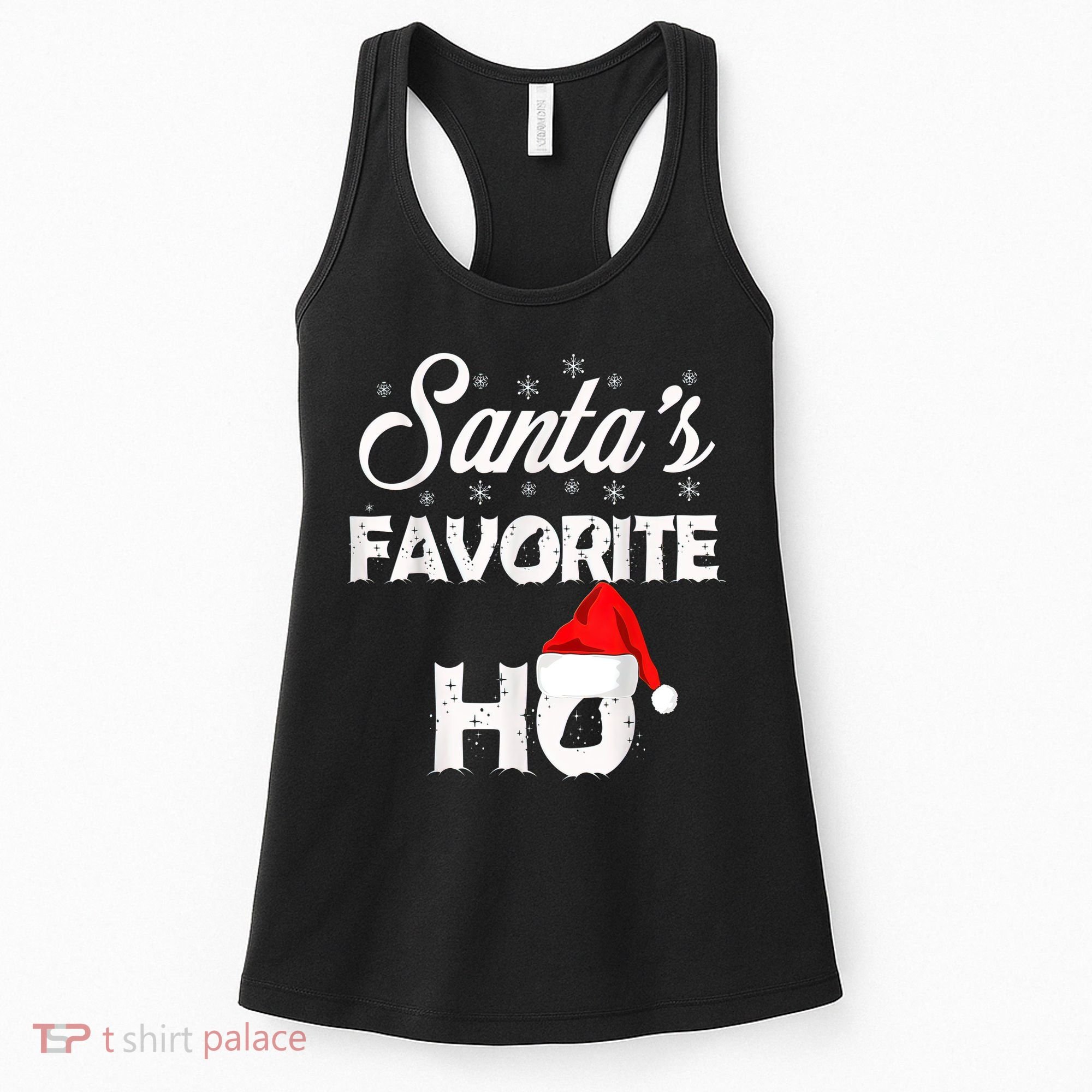 Santa's Favorite Ho Funny Christmas Gift Women's Tank Top