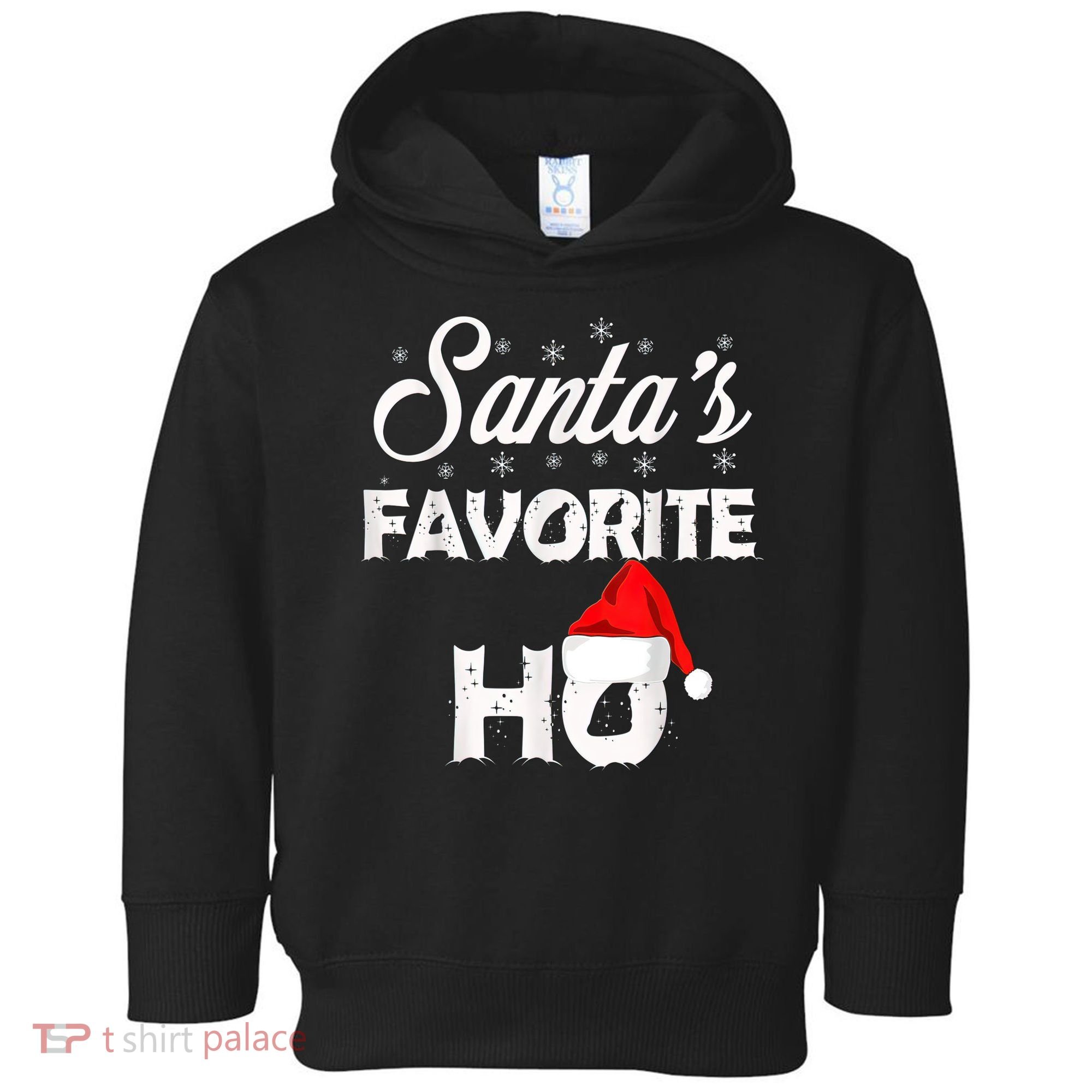 Santa's Favorite Ho Funny Christmas Gift Toddler Hoodie