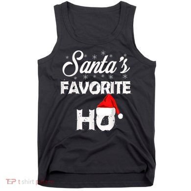Santa's Favorite Ho Funny Christmas Gift Tank Top