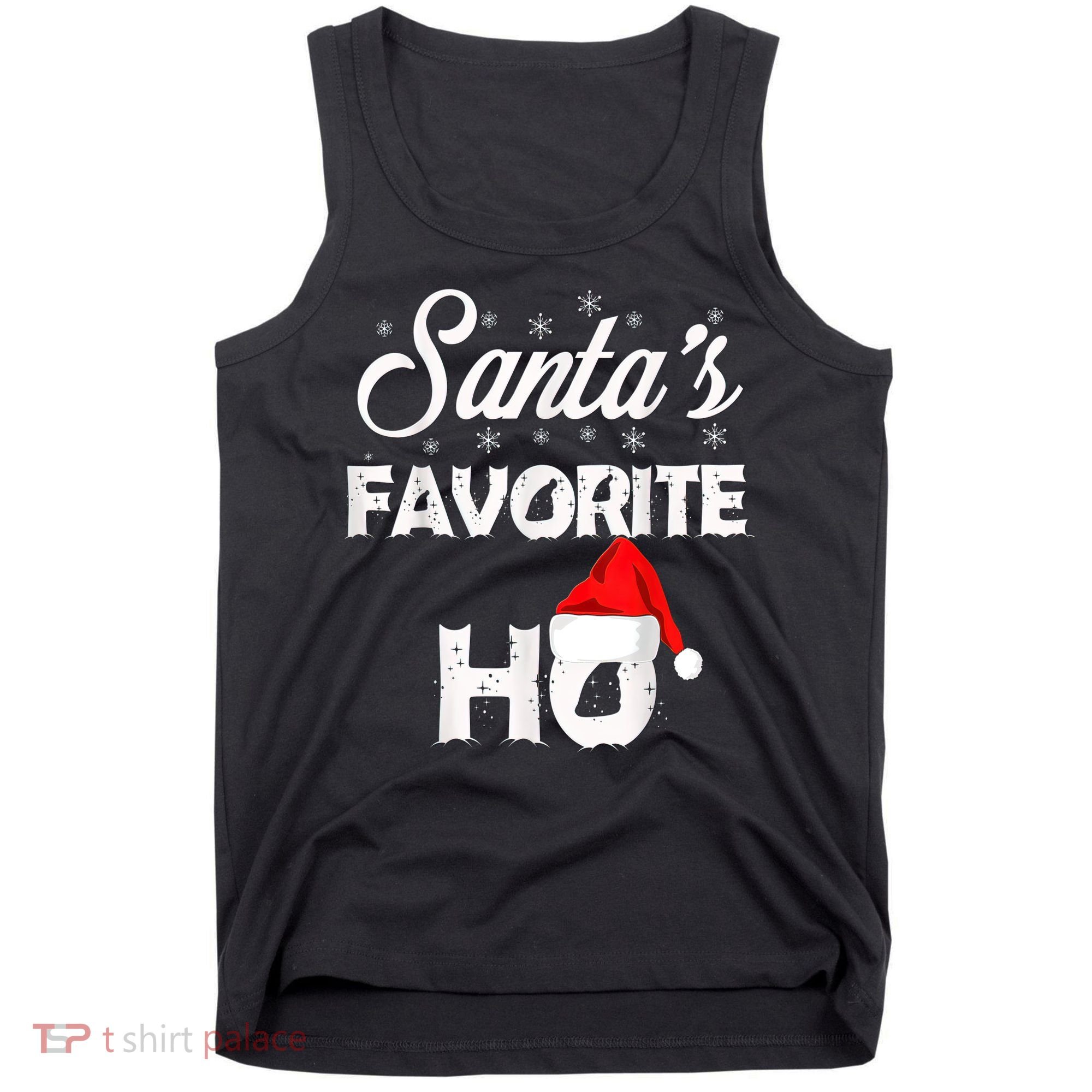 Santa's Favorite Ho Funny Christmas Gift Tank Top