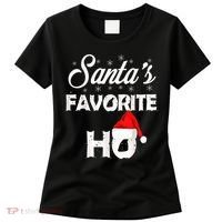 Santa's Favorite Ho Funny Christmas Gift Women's T-Shirt thumb 0