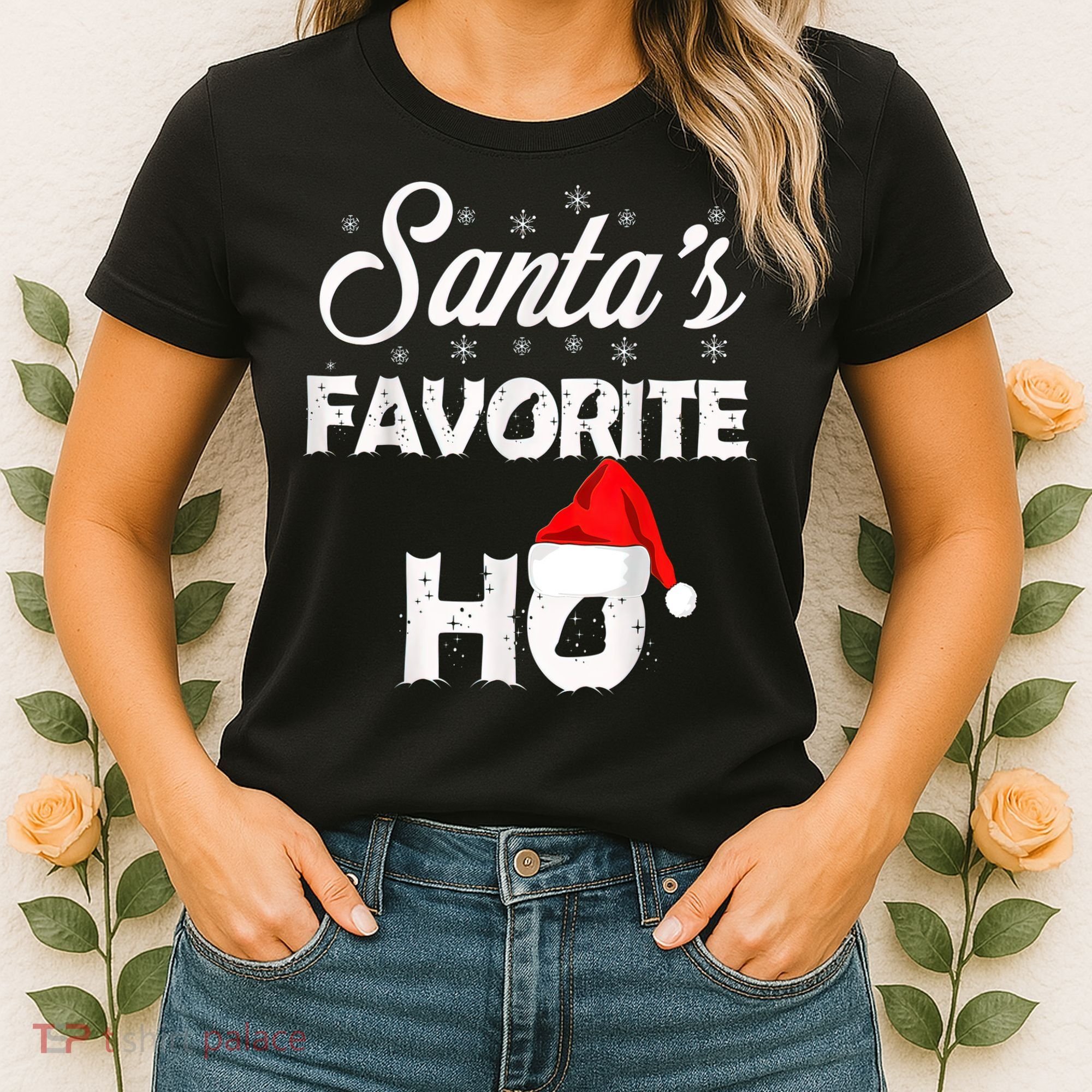 Santa's Favorite Ho Funny Christmas Gift Women's T-Shirt