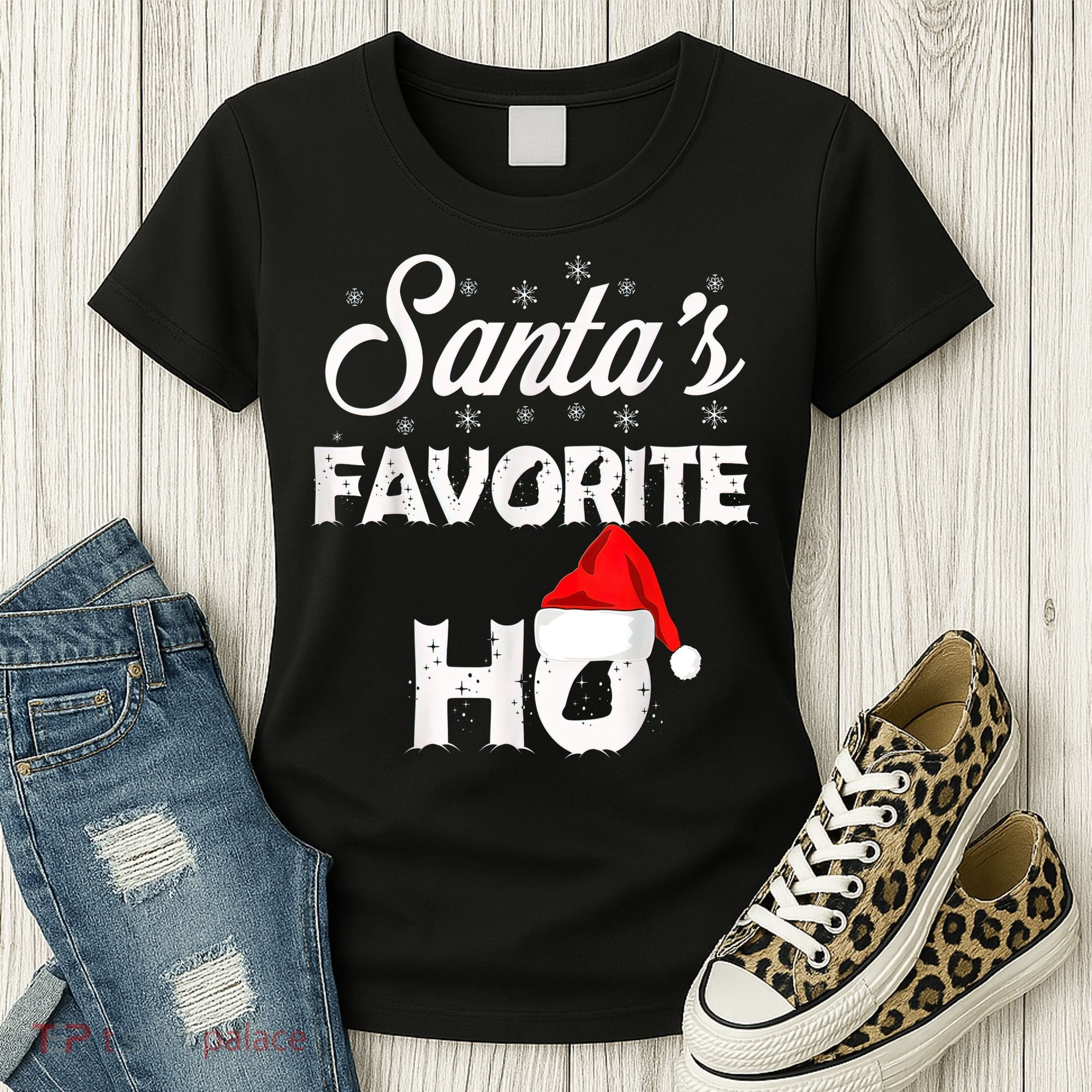 Santa's Favorite Ho Funny Christmas Gift Women's T-Shirt
