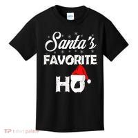 Santa's Favorite Ho Funny Christmas Gift Kids T-Shirt thumb 0