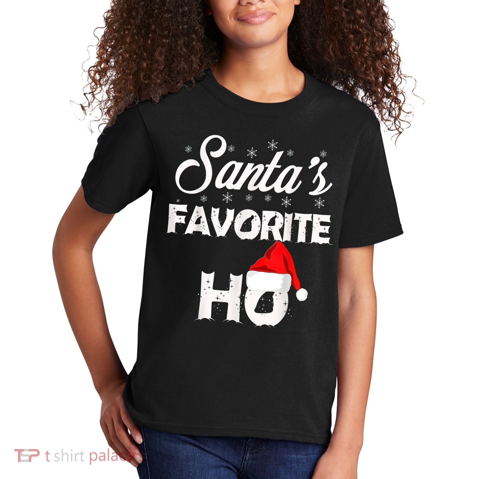 Santa's Favorite Ho Funny Christmas Gift Kids T-Shirt