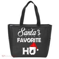 Santa's Favorite Ho Funny Christmas Gift Tote Bag thumb 0