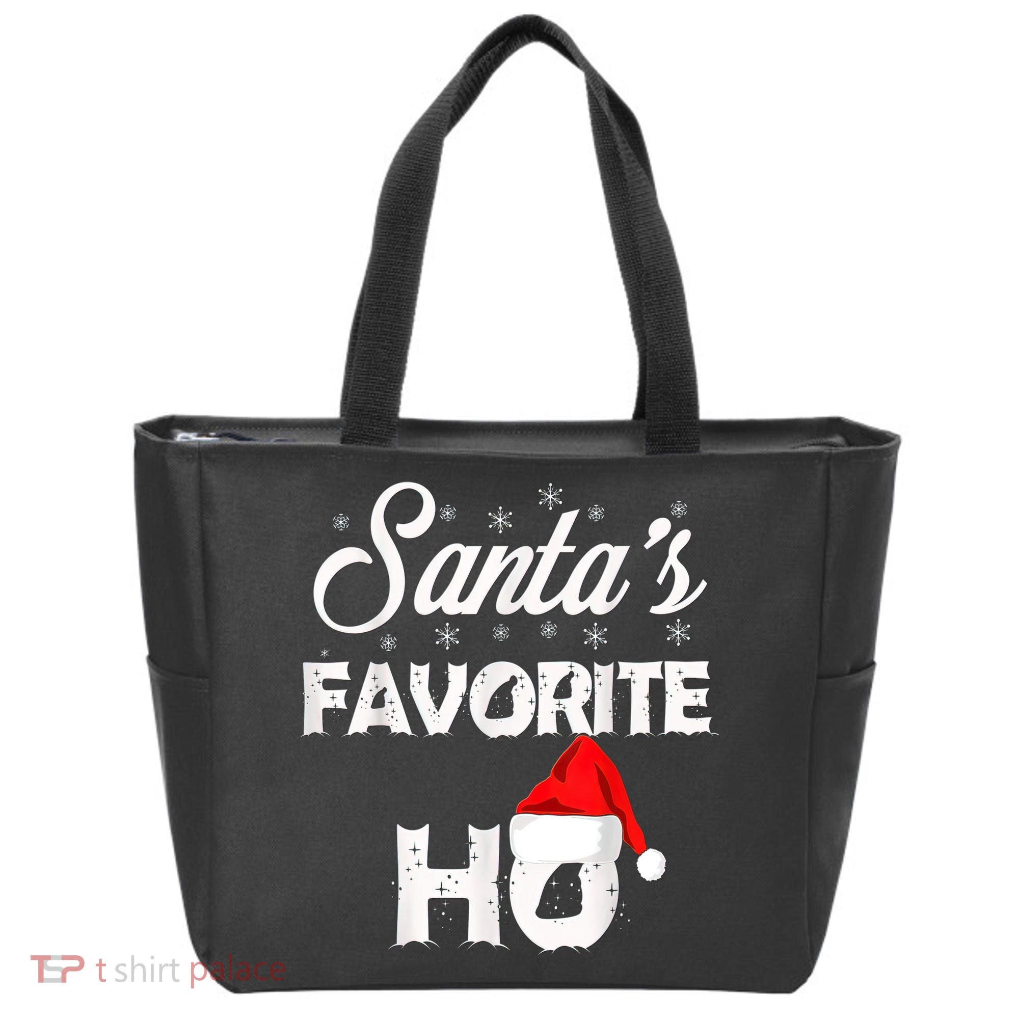 Santa's Favorite Ho Funny Christmas Gift Tote Bag