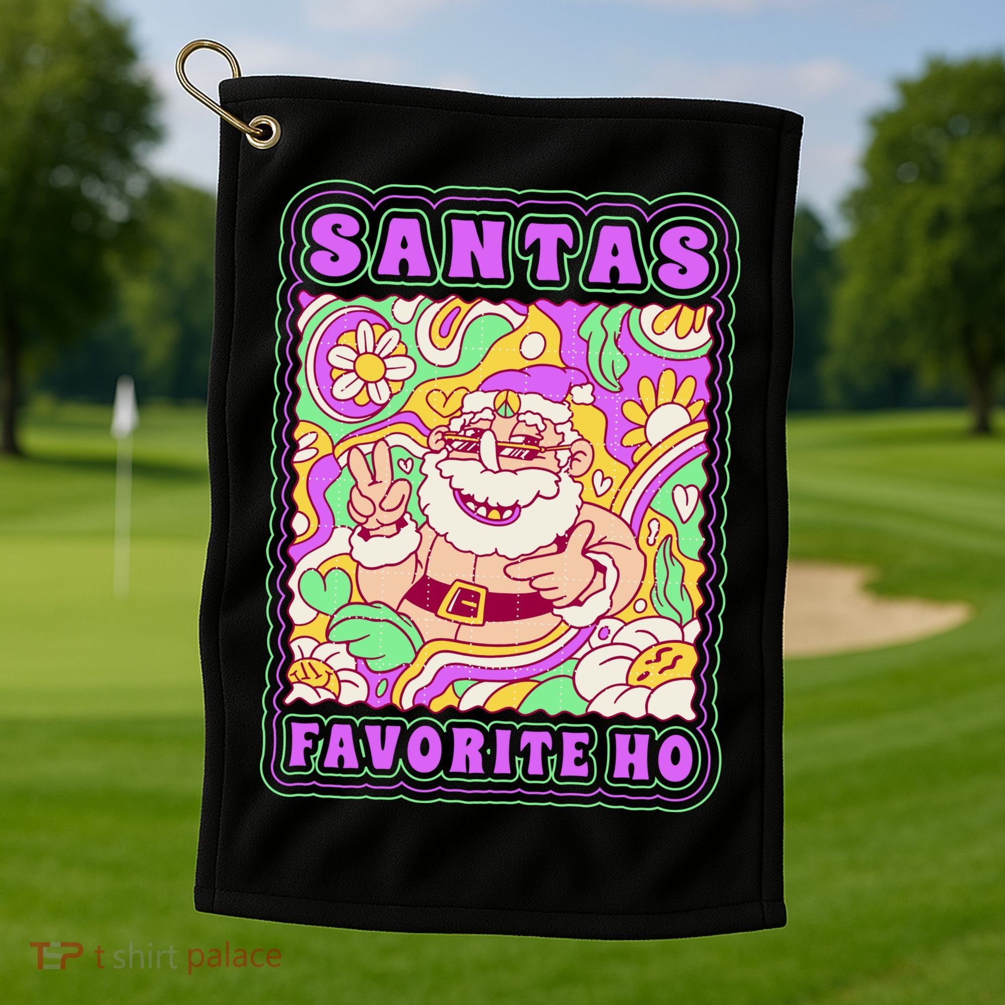 Santas Favorite Ho Golf Towel