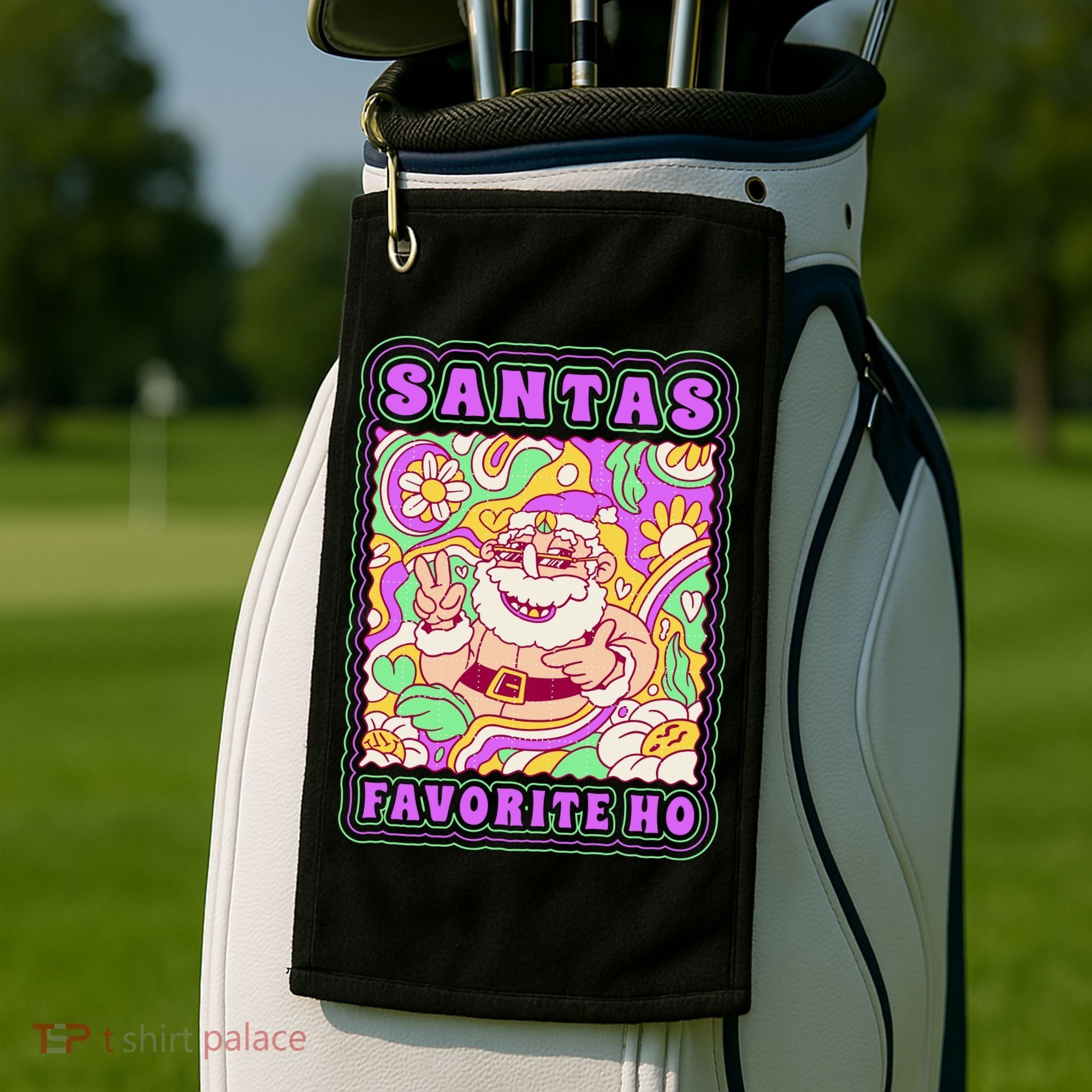 Santas Favorite Ho Golf Towel