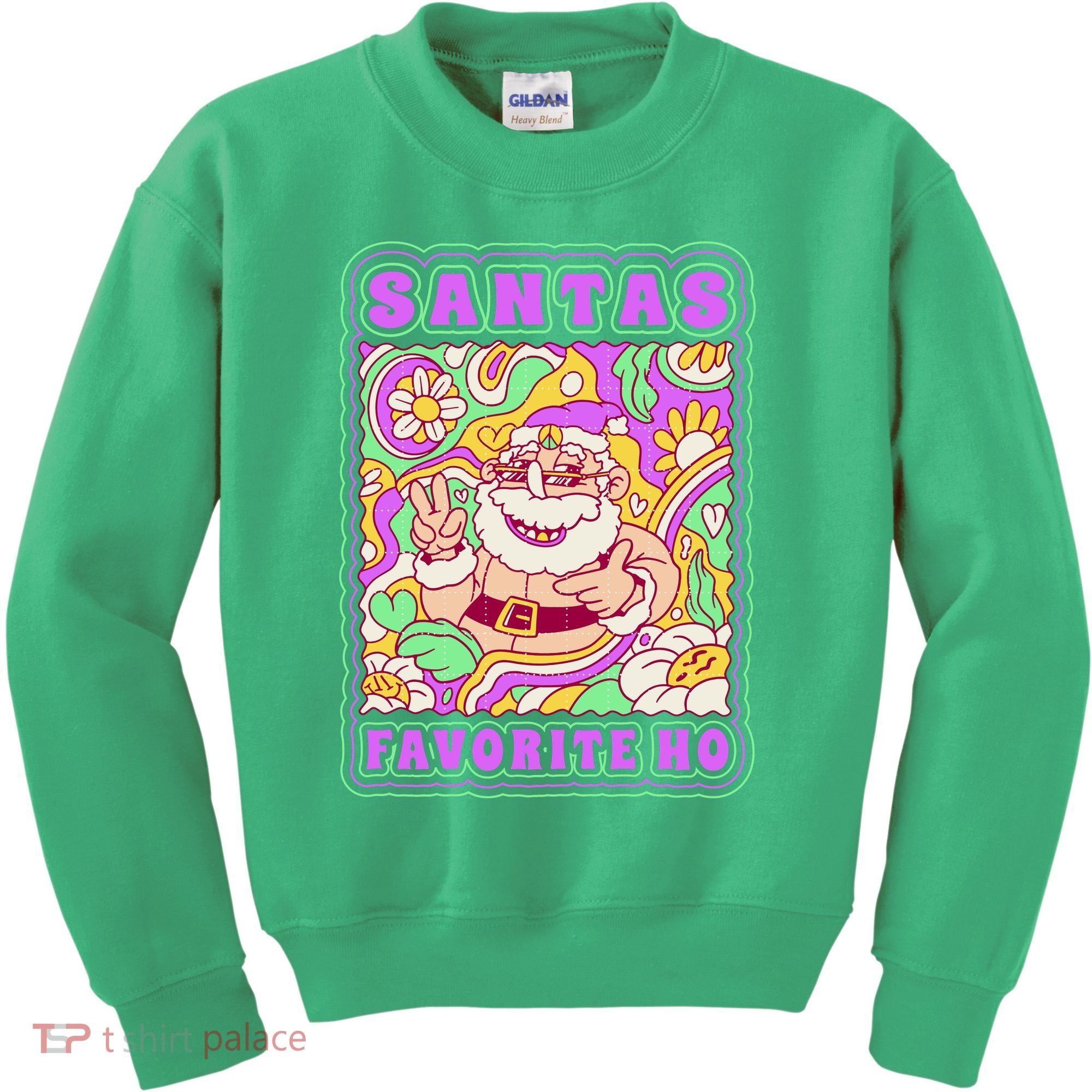 Santas Favorite Ho Kids Sweatshirt