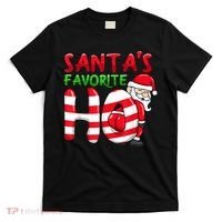 Santas Favorite Ho Santa Favourite Ho Funny Girls Christmas T-Shirt thumb 0