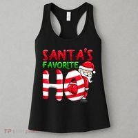 Santas Favorite Ho Santa Favourite Ho Funny Girls Christmas Women's Tank Top thumb 3