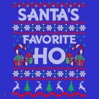 SantaS Favorite Ho Cool Gift Xmas Ugly Christmas Sweater Gift Sweatshirt thumb 3