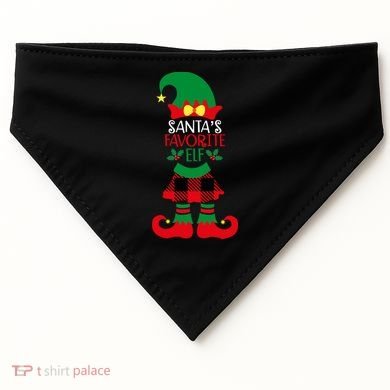 Santa's Favorite Helper USA-Made Doggie Bandana
