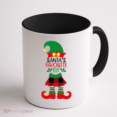 Santa's Favorite Helper Coffee Mug back