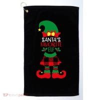 Santa's Favorite Helper Golf Towel thumb 0
