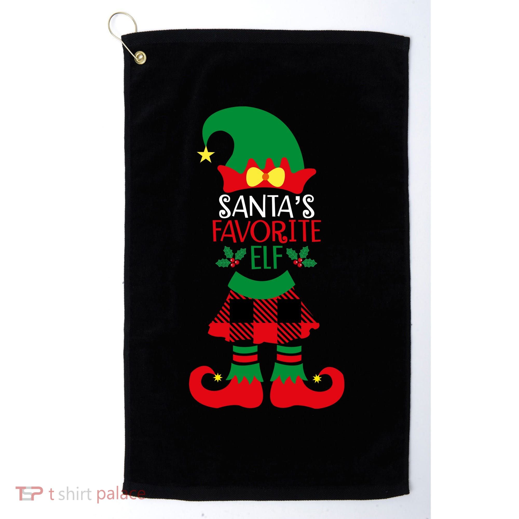 Santa's Favorite Helper Golf Towel