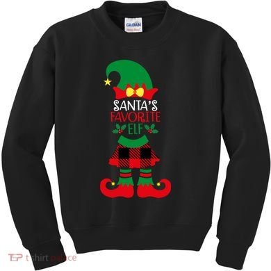 Santa's Favorite Helper Kids Sweatshirt