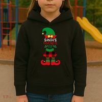 Santa's Favorite Helper Kids Hoodie thumb 3