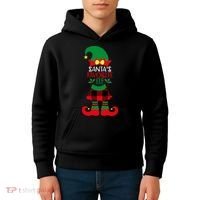 Santa's Favorite Helper Kids Hoodie thumb 4