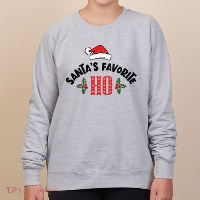 SantaS Favorite Ho Christmas Women's Sweatshirt
