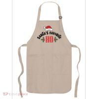 SantaS Favorite Ho Christmas Apron thumb 0