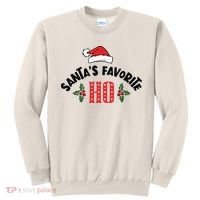 SantaS Favorite Ho Christmas Sweatshirt thumb 0