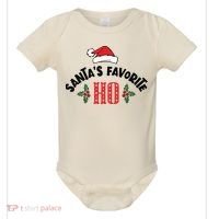 SantaS Favorite Ho Christmas Baby Bodysuit thumb 0