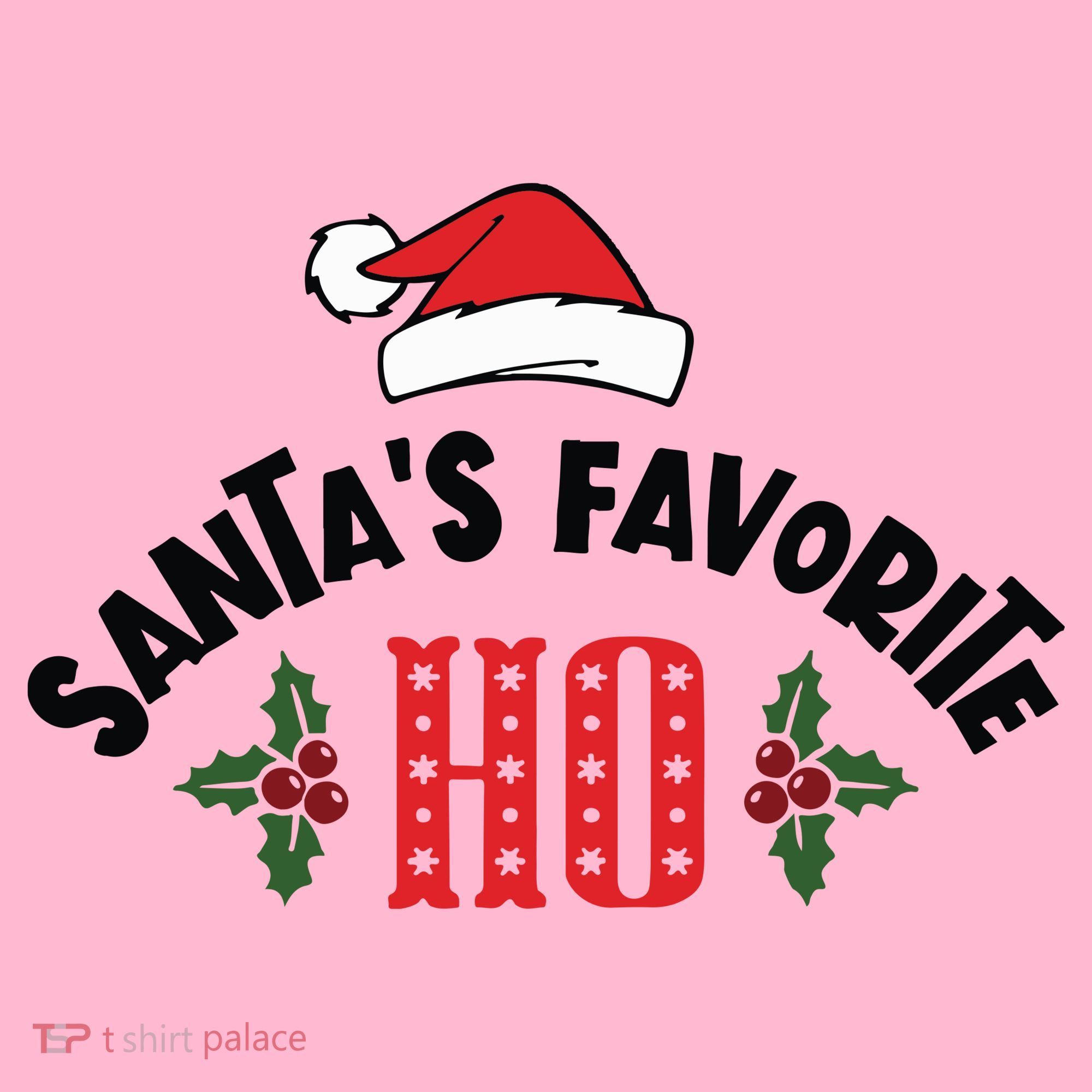 SantaS Favorite Ho Christmas Coaster