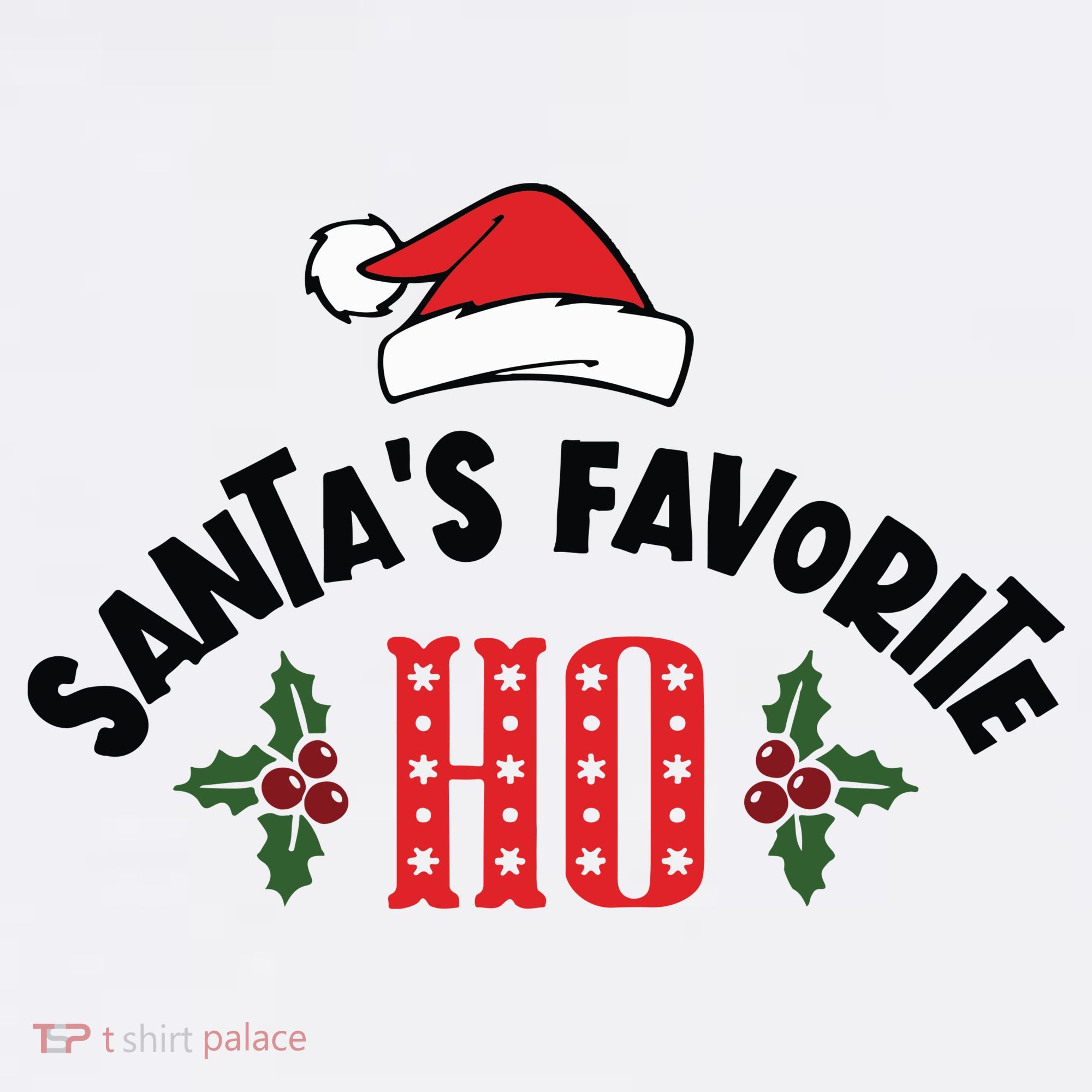 SantaS Favorite Ho Christmas Button