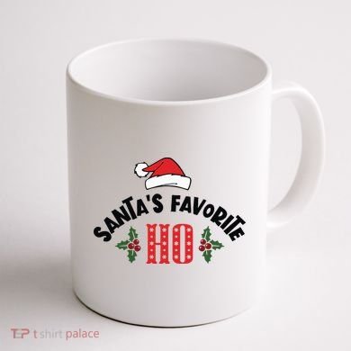 SantaS Favorite Ho Christmas Coffee Mug back