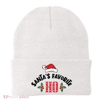 SantaS Favorite Ho Christmas Beanie