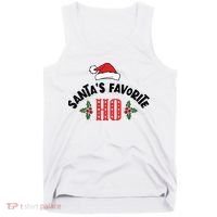 SantaS Favorite Ho Christmas Tank Top thumb 0