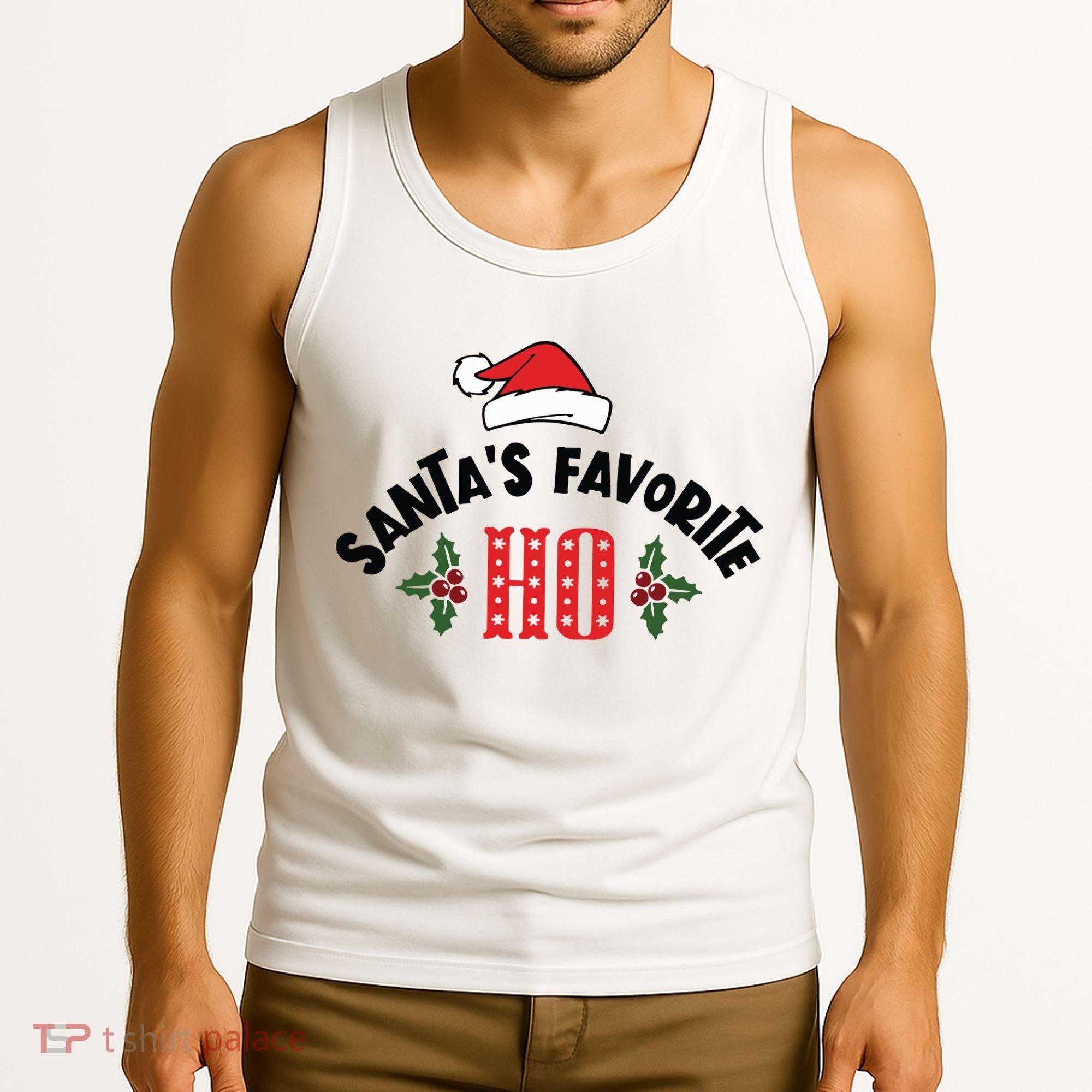 SantaS Favorite Ho Christmas Tank Top