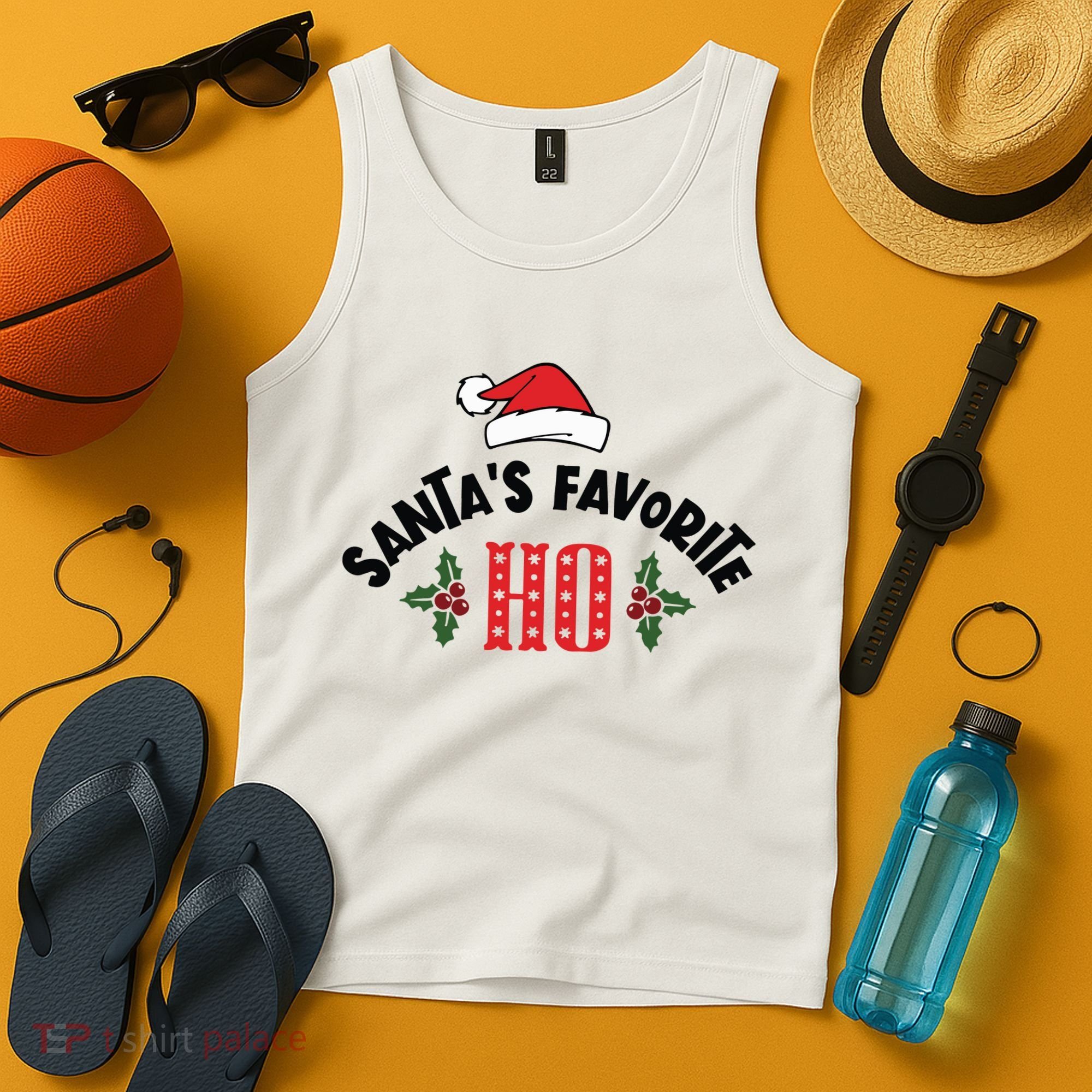 SantaS Favorite Ho Christmas Tank Top