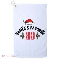 SantaS Favorite Ho Christmas Golf Towel thumb 0