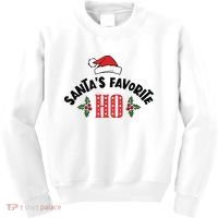 SantaS Favorite Ho Christmas Kids Sweatshirt thumb 0