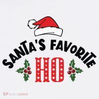 SantaS Favorite Ho Christmas Kids Sweatshirt thumb 2