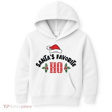 SantaS Favorite Ho Christmas Kids Hoodie