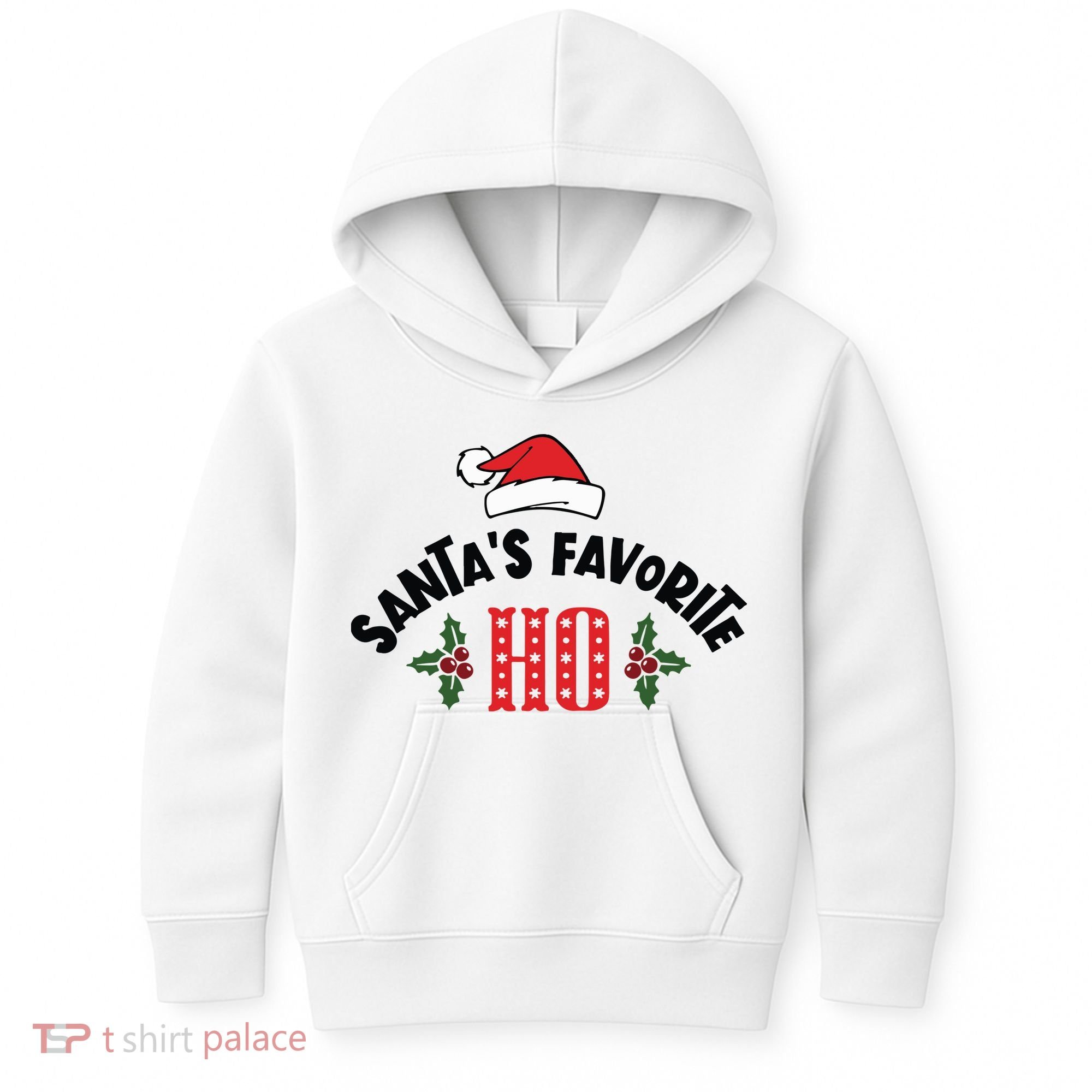 SantaS Favorite Ho Christmas Kids Hoodie