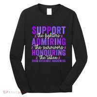 Support Fighters Honouring Taken Drug Overdose Awareness Long Sleeve Shirt thumb 0